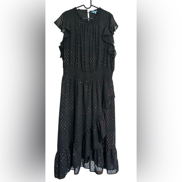 Draper James Kacey Sleeveless Ruffle Dress size 2X Multicolor - Picture 11 of 11